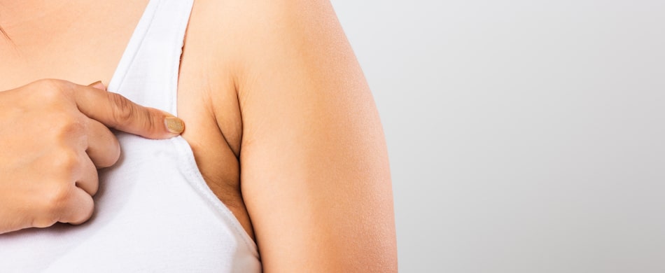 How to remove extra tissue under the arm